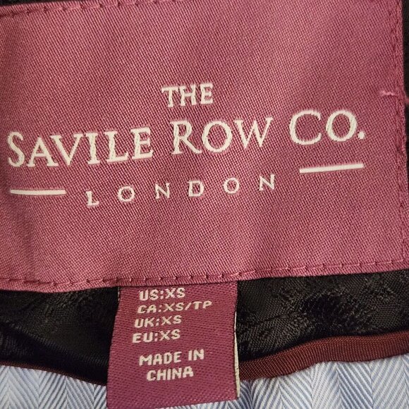 The Savile Row London Hounds Tooth Elbow Patch Western Blazer Size XS - Picture 7 of 8